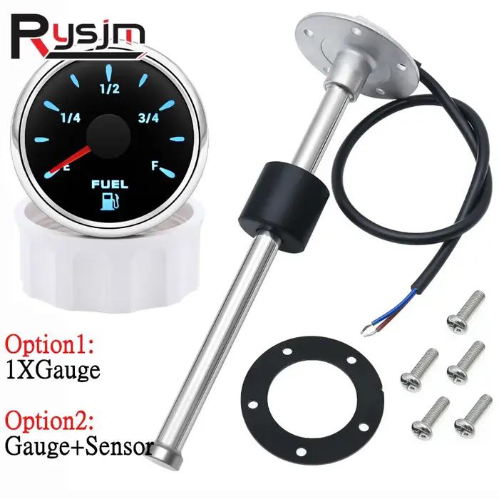 Capteur de flotteur de carburant 0-190Ω + jauge de niveau de carburant (Option), rétro-éclairage 7 c
