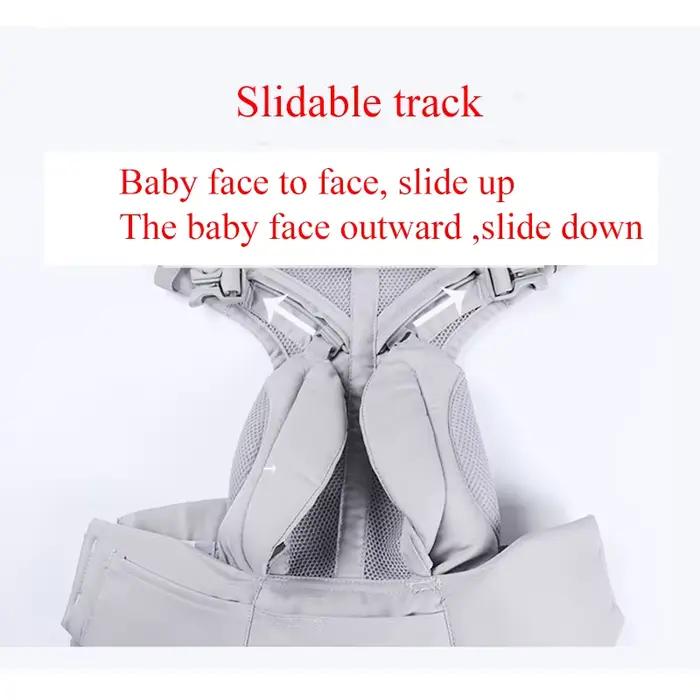 Porte-bébé multifonction Breeze respirant - Sling bretelles landau enfant sac à dos bébé