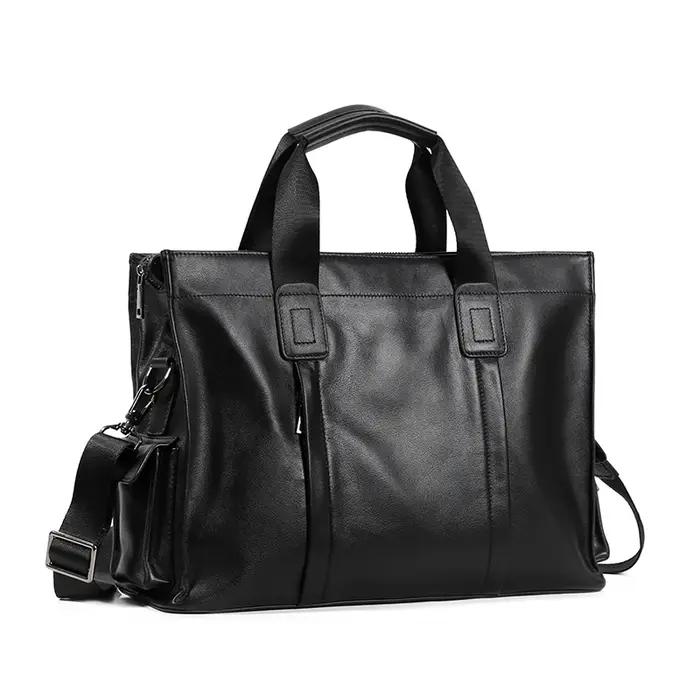 Design-Sac à Main en Cuir group de Vache pour Homme, Étui à Bombes, à la Mode, pour Ordinateur Porta