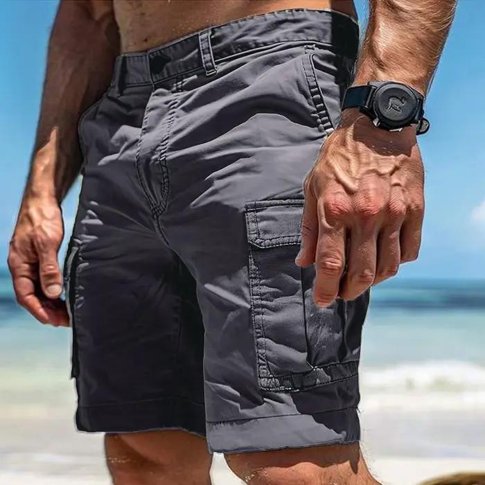 Pantalon de travail tactique pour homme - Shorts d'extérieur multi-poches de haute qualité, adaptés