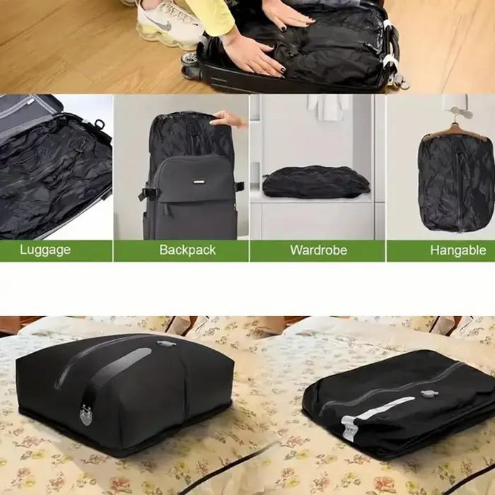 Sac de Compression sous vide, sac de rangement de bagages de voyage, sac de rangement de vêtements,