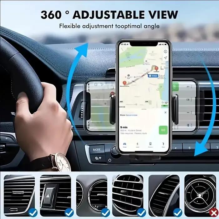 Support de téléphone portable pour voiture réinitialisation de ventilation convient aux smartphones gps et cellules mobiles 4.7 6.7 pouces occasions spéciales pour femmes hommes