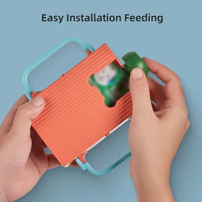 Support de boîte à jus réglable pour tout-petits, support Anti-extrusion pour aliments pour bébés et
