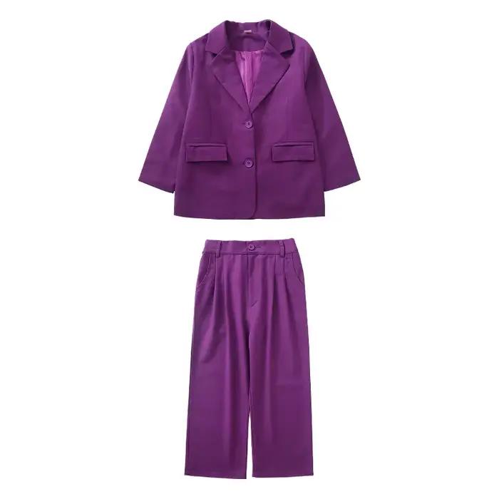 Costume de danse Hip Hop pour adolescents, garçons et filles, ensemble tendance, Blazer de Performan