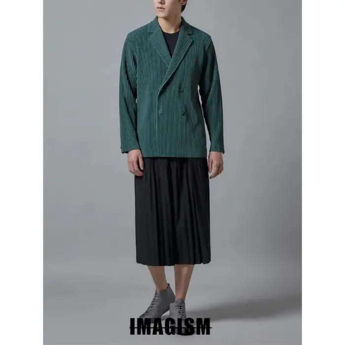 Miyake plissé sept pantalons hommes 2025 automne nouveau japonais Senior sens du confort plissé déco