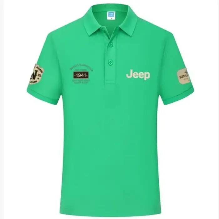 T-shirts et polos d'été de haute qualité, style Jeep 2026, chemises décontractées à manches courtes