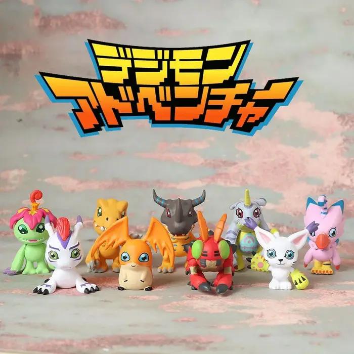 9 pièces/ensemble Digimon Digimon aventure Anime Figure modèle PVC Collection ornements Statue poupé