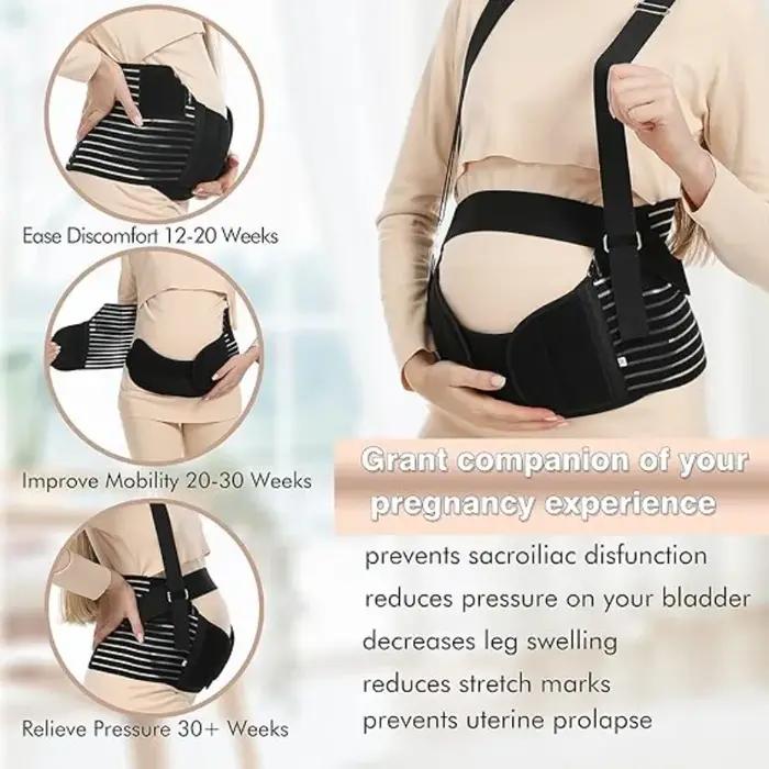 Ceinture de maternité, soutien de grossesse, reliure abdominale respirante, ceinture de taille régla