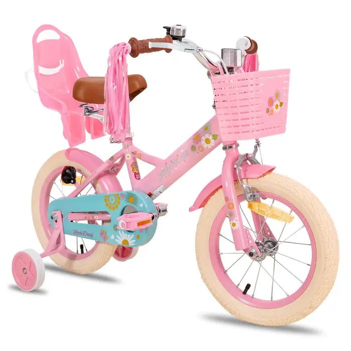Vélo enfant 2 à 7 ans Joystar Little Daisy - Trotteur bébé avec siège poupée et banderoles