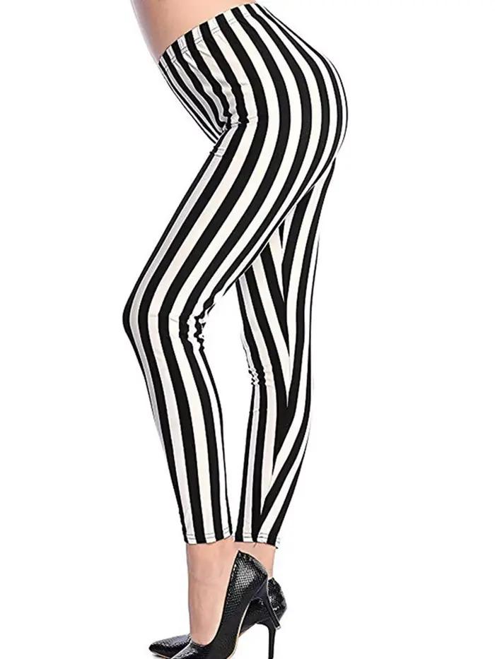 CUHAKCI Graffiti Leggings imprimé fleuri Leggins pour femmes Leggings pied-de-poule vente élastique