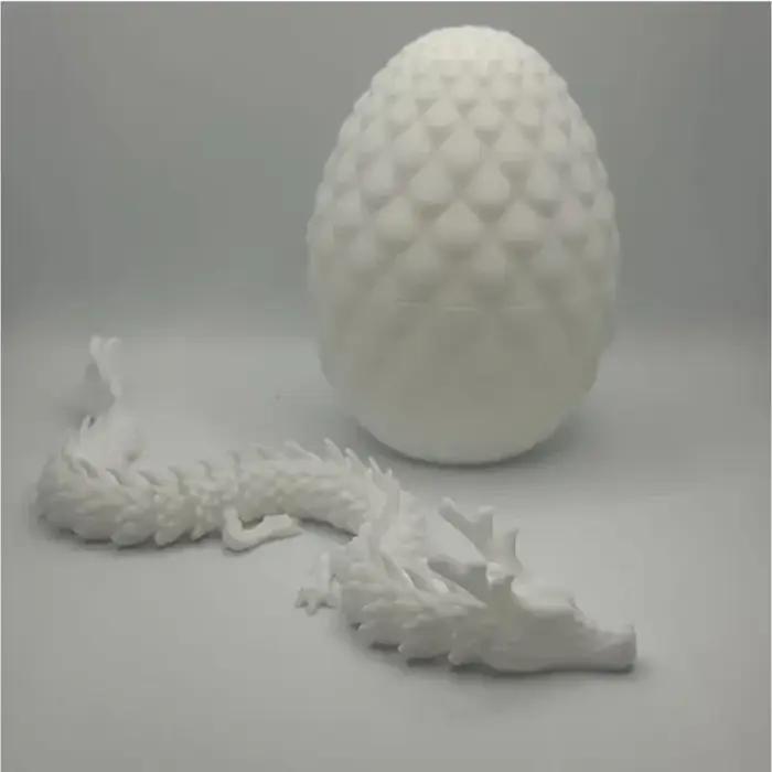 Oeuf Surprise de Dragon chinois 3D, Mini décor articulaire mobile, cadeau de bureau mignon à collect