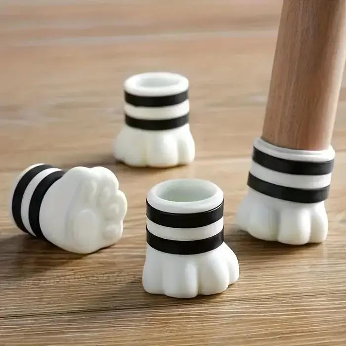 Couvre-pieds de chaise coordonnants, repose-pieds de table et de chaise silencieux et anti-friction,