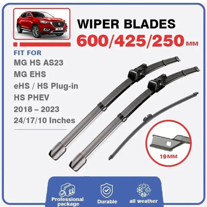 Balais d'essuie-glace avant et arrière de voiture, pour MG HS MGHS AS23 EHS PHEV 2018 2019 2020 2021