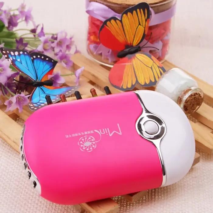 Nouveau USB Mini ventilateur climatisation ventilateur USB ventilateur de charge cils sèche-cheveux