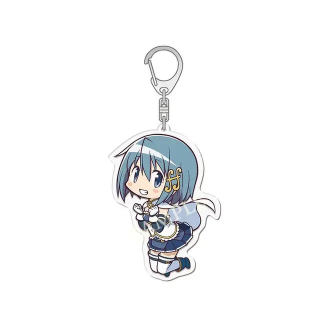 Porte-clés Madoka Magica personnages Kaname Akemi Homura Miki Sayaka Tomoe Mami Kyoko anime collection pour fans cadeaux