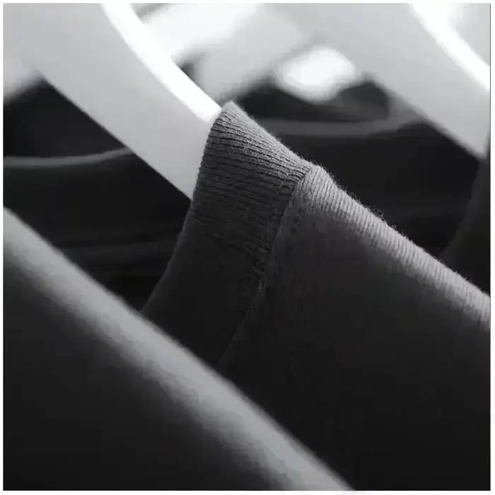 T-shirt d'été en coton à manches courtes pour homme, coupe ample, imprimé requin, style sportif GYM