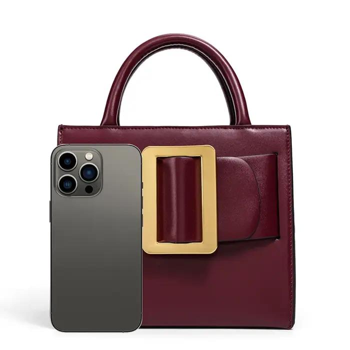 Sacs à main carrés tendance pour femmes, sacs à langer rétro texturés originaux, sacs bandoulière pr