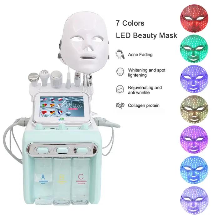 Machine faciale dermabrasion à l'eau 7 en 1, nettoyage en profondeur, soins de la peau, raffermissem