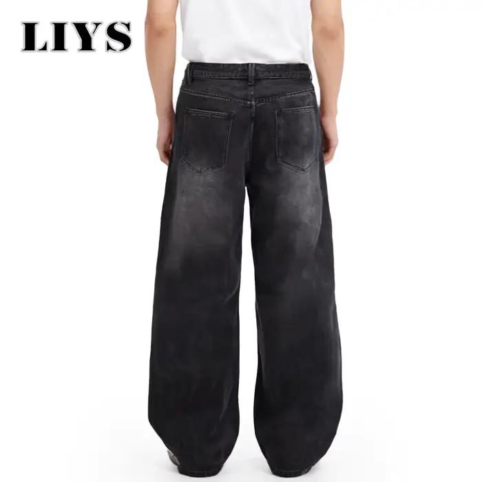 Jean quatre saisons pour hommes Version coréenne étudiant pantalon décontracté américain rétro gris