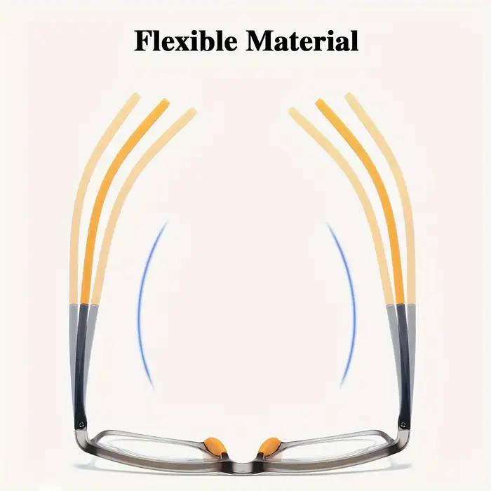 Lunettes de sport presbytie, 8 pièces, miroir antidérapant, conception de jambe, lunettes de lecture