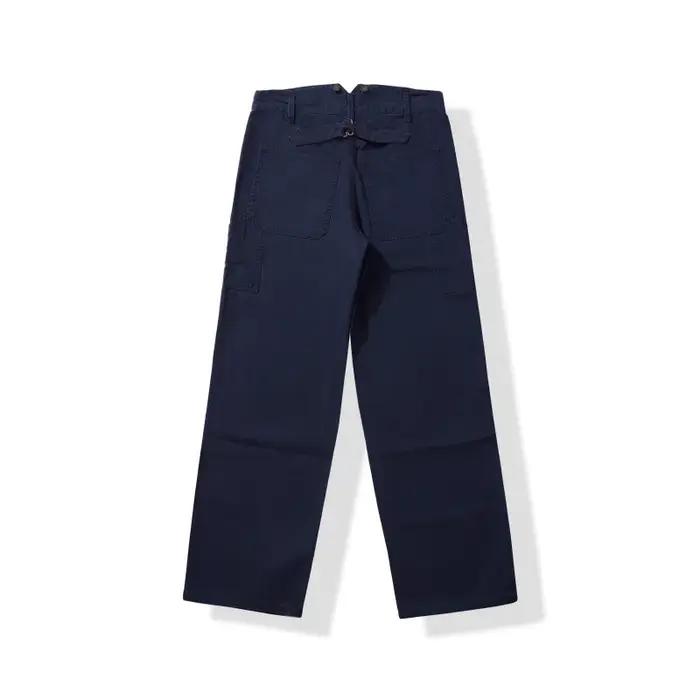 Pantalon de travail en toile haute densité YKK avec fermeture éclair, Legging large, pantalon Ami Ka