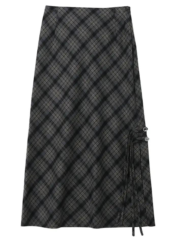 CHIC VEN – jupe longue décontractée pour femmes, nouveau Style doux et Cool, taille haute, fente à c