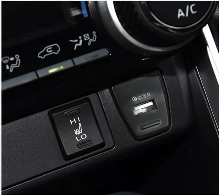 Prise de chargeur de voiture USB QC3.0, pour Toyota RAV4 2019 2020 2021, Position de commande centra