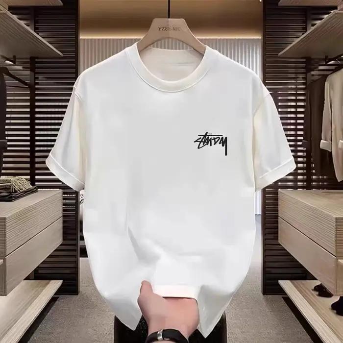 T-shirt décontracté de marque tendance avec logo graffiti amusant, haut de gamme pour hommes et femm