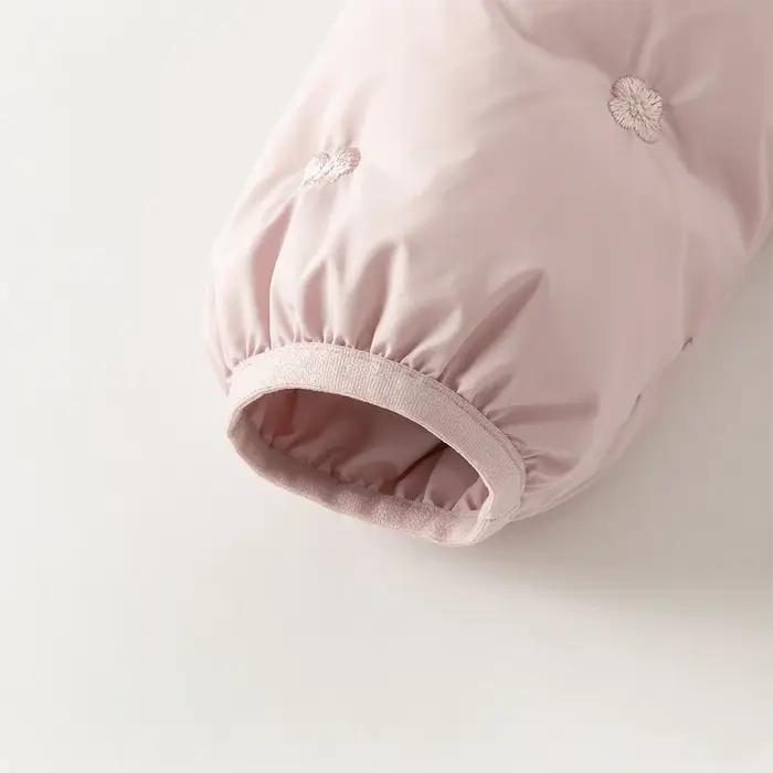 Dave Bella enfants filles Parka hauts hiver mode confortable duvet de canard blanc enfants doux mign