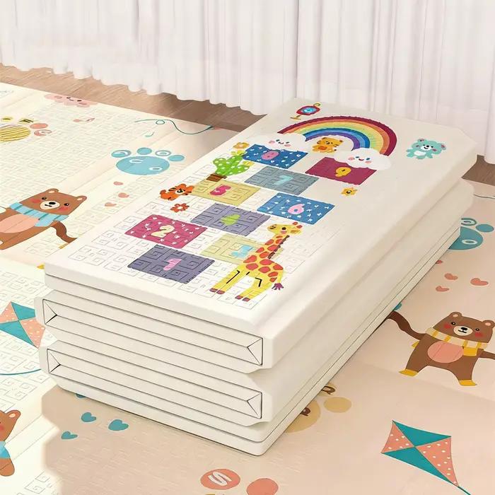 Tapis pliable pour enfants, tapis de jeu non toxique pour bébé, éducatif dans la crèche, tapis d'esc