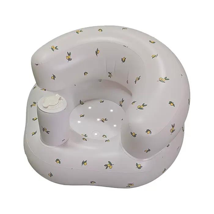Siège Gonflable pour Bébés Apprendre à S'asseoir Manger Jouer à la Maison Camping Occasions Spéciales Bébés de 3 à 36 Mois