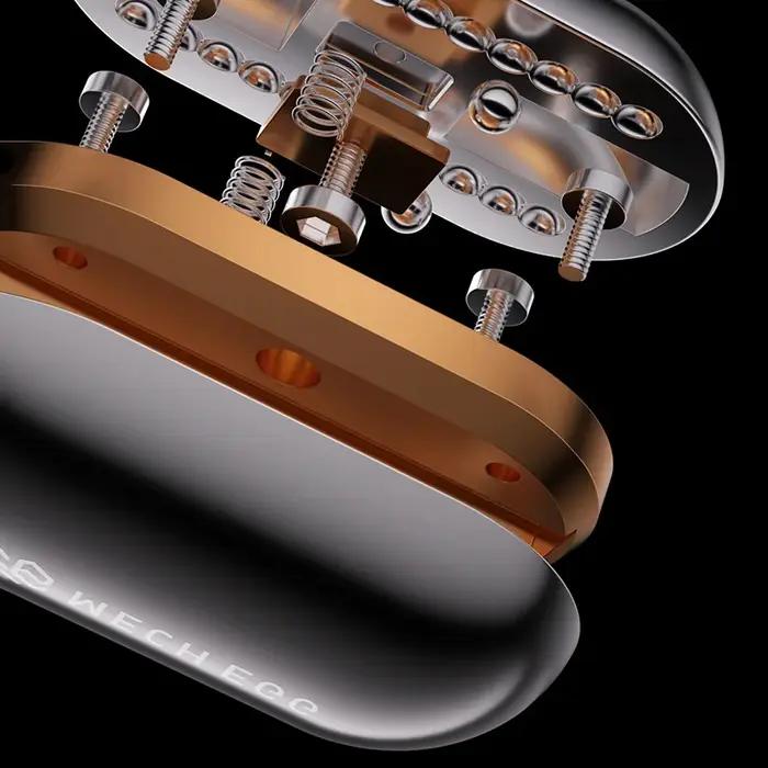Mech Egg EDC Fidget Slider métal Fidget jouets outil tdah Anti-anxiété bureau jouets adultes soulage