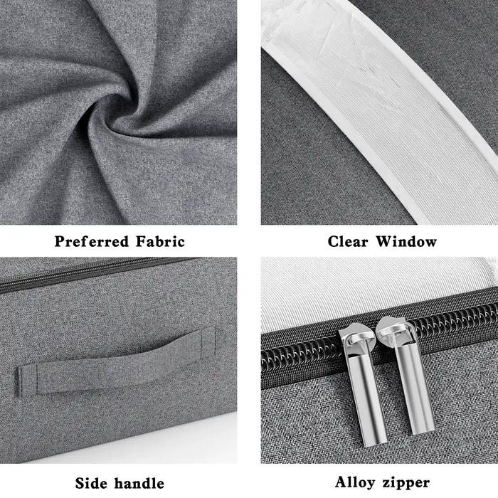 Grand sac de rangement pour fond de lit, 1 pièce, organisateur de vêtements, organisateur pliable à