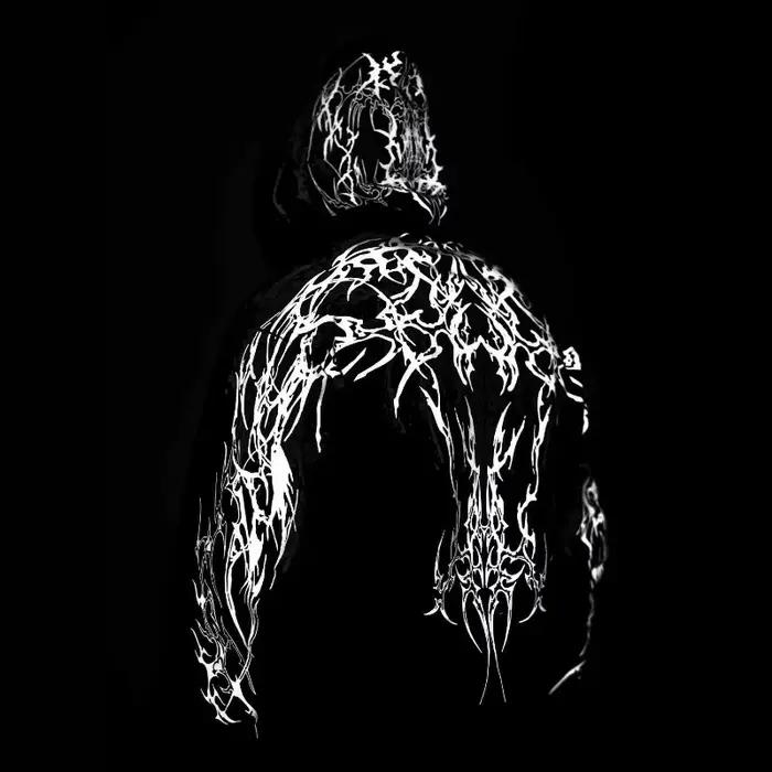 Sweat à capuche unisexe, style streetwear sombre, imprimé graphique épée magique lumineuse, coupe am