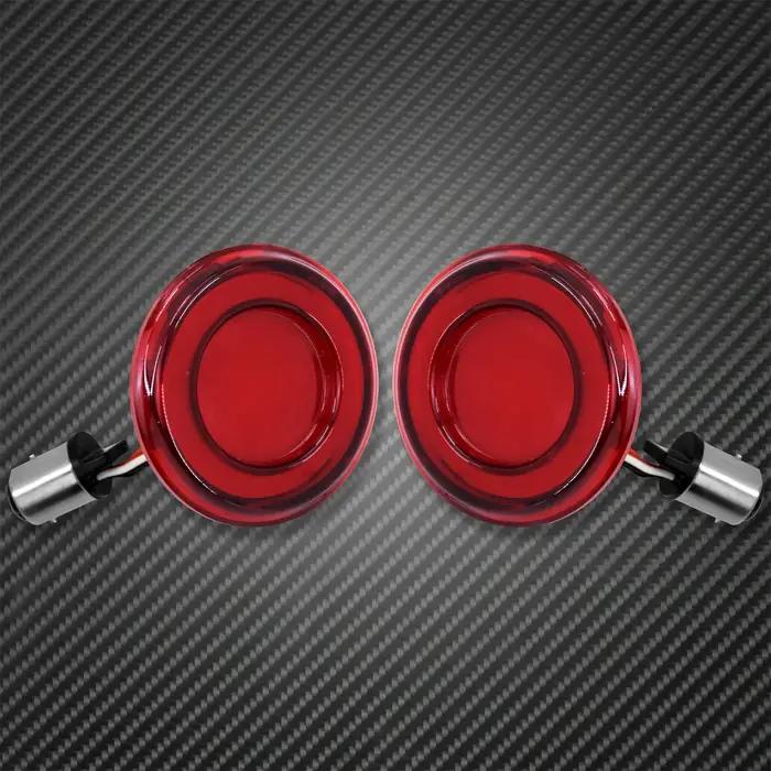 Conversions de clignotants de moto panneau lumineux LED 1156 1157 Style balle pour Harley Sportster