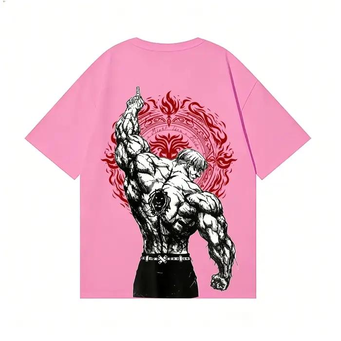 T-shirt Anime Lion's Sin of Pride Escanor – Vêtements Streetwear Homme et Femme de Haute Qualité – N