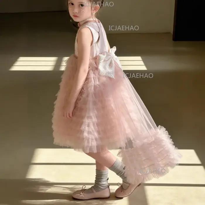 Nouvelle Robe de Cérémonie pour Filles 2026 – Robe de Princesse pour Enfants, Tenue de Performance a