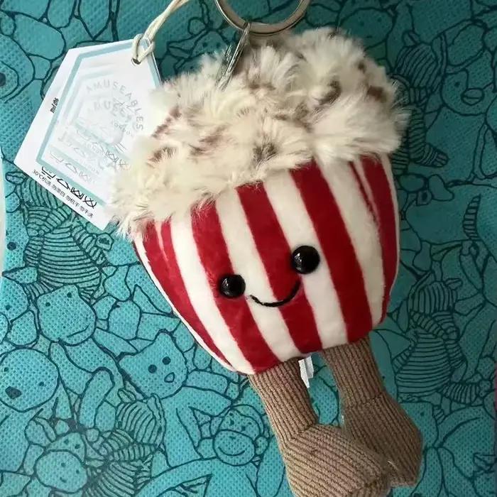 Nouveau jouet en peluche d'œuf de dessin animé, Expression de nourriture, pain grillé, poupée de pet