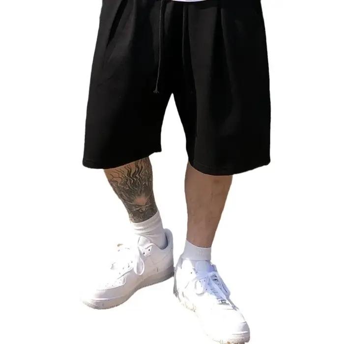 Shorts de sport amples à séchage rapide pour hommes, style streetwear hip-hop, pour la gym, le fitne