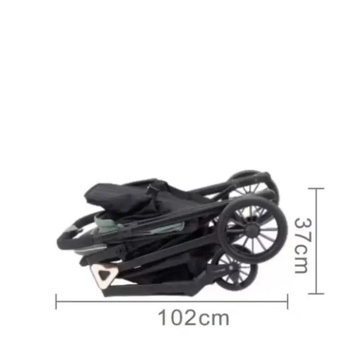 2025 nouveau QQ1 bébé poussette peut s'asseoir ou poser léger pliable bidirectionnel Portable pousse
