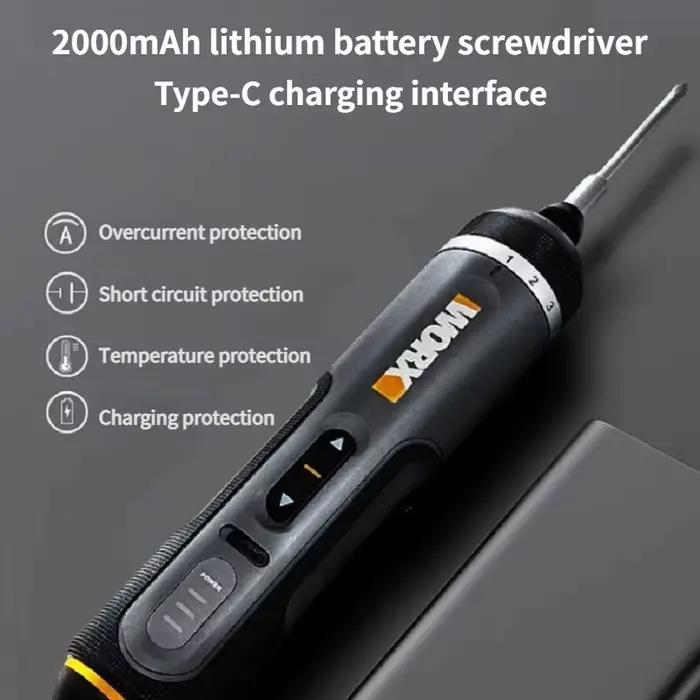 Worx 4V Mini jeu de tournevis électriques WX242 WX241 WX240 tournevis électriques sans fil intellige