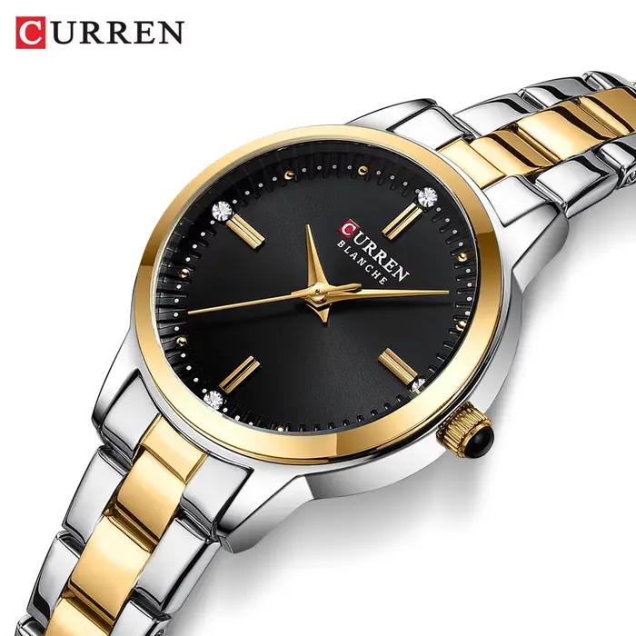 CURREN montres pour femmes mode originale montre-bracelet à Quartz pour dames cadran romain diamant