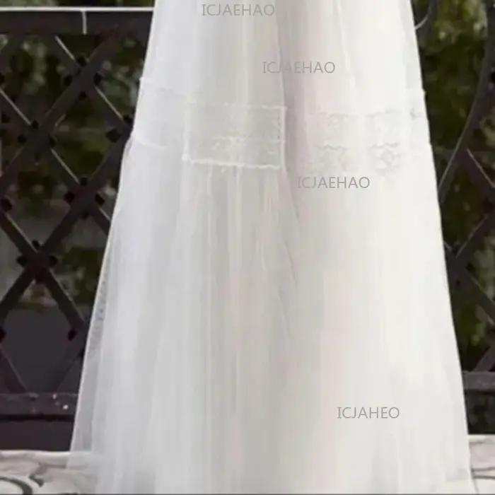 Nouvelle Robe Longue Princesse en Dentelle Blanche 2026 pour Enfants – Tenue Élégante pour Anniversa