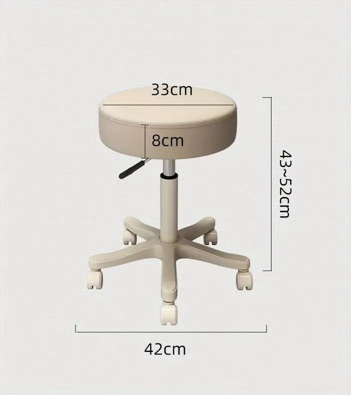 Tabouret de Massage tabouret de Salon de beauté tabouret rond rotatif de levage manucure de cheveux
