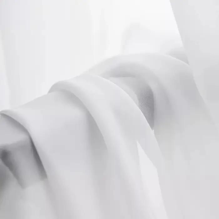 1 Voilage en Tulle Blanc de Bonne Qualité pour Salon, Chambre à Coucher, Fenêtre, Rideau de Porte Co