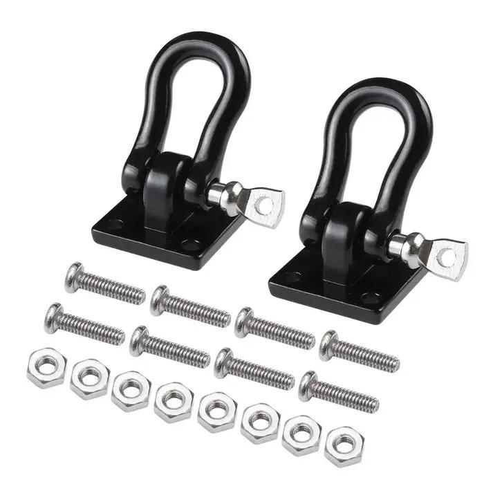 Boucles de remorquage métalliques, crochets de remorquage, manilles de remorquage pour voitures RC C