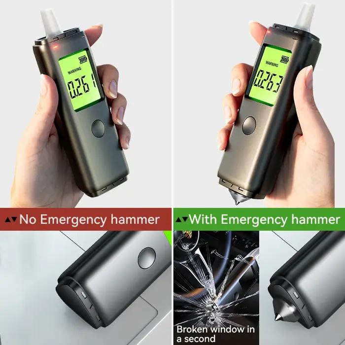 Alcootest rechargeable ZW | Précision de qualité professionnelle | Testeur d'alcoolémie portable