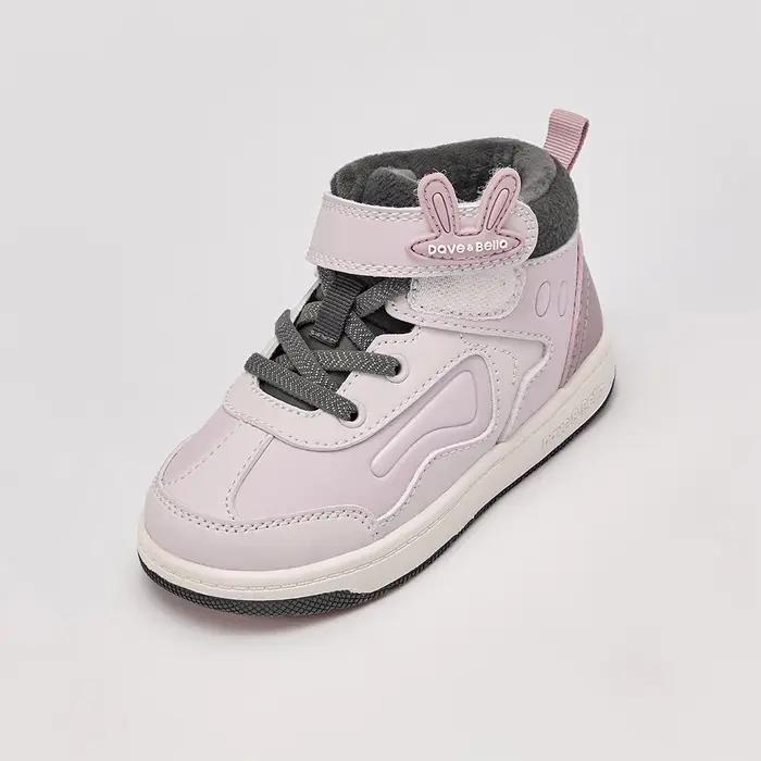 Dave Bella bébé conseil chaussures hiver nouvelles filles antibactériennes chaussures doux mignon en
