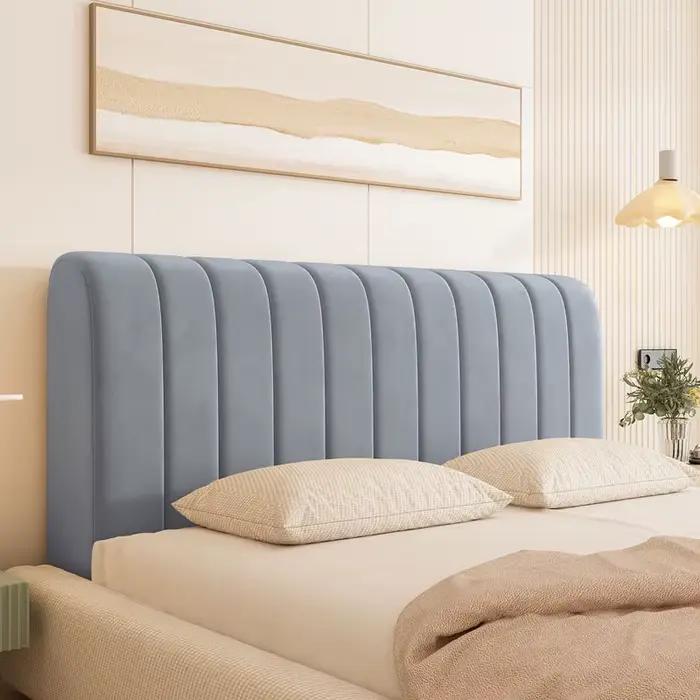 Housse de tête de lit en velours doux et épais pour chambre à coucher protection contre la poussière et l'humidité occassions spéciales cadeau de mariage anniversaire