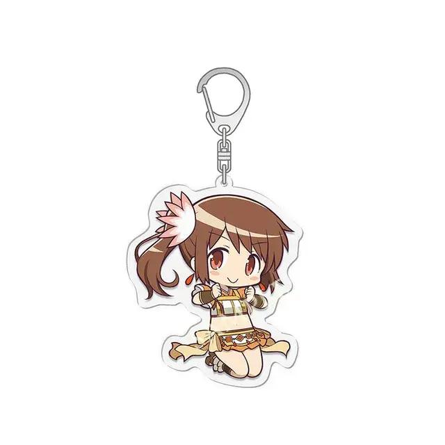 Porte-clés Madoka Magica personnages Kaname Akemi Homura Miki Sayaka Tomoe Mami Kyoko anime collection pour fans cadeaux